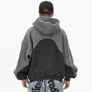 Sudadera con capucha extragrande premium para hombre que combina tela de felpa suave, diseño moderno y artesanía duradera para un estilo elegante para el día a día. - Product Image 2
