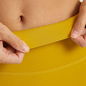Conjunto de Yoga para Mujer, Amarillo Sólido, Leggings sin Costuras de Cintura Alta, Top Corto con Espalda Cruzada, Ropa Deportiva para Gimnasio, Conjunto de 2 Piezas - Product Image 5
