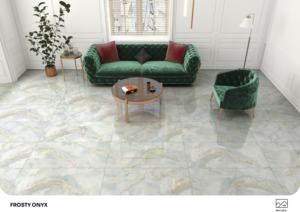 Azulejos de porcelana brillante de calidad de exportación elegantes, tamaño 600X1200, formato grande para interiores comerciales - Product Image 6