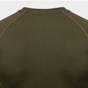 Custom Logo Printing High Quality Solid Color <b>Short</b> Sleeve <b>Compression</b> Shirt Men's Customizable <b>Compression</b> Shirts - Product Image 5