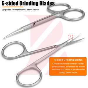 Tijeras para Cutículas de Uñas de Primera Calidad con Cuchillas Afiladas de Acero Inoxidable, Herramienta Profesional para Manicura y Pedicura - Product Image 3