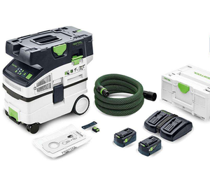 ชุดเครื่องดูดฝุ่นและเครื่องขัดกระดาษทรายไร้สาย Festool CTMC MIDI I-Plus 36V 5.2Ah (18V x 2) Li-ion - Product Image 2