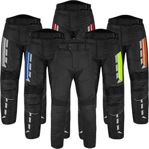 Pantalon de moto pour homme Samroz Sports, imperméable, blindé, en textile Cordura, avec protections amovibles pour la moto - Product Image 1