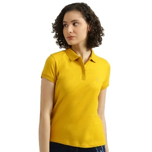 Polo à manches courtes pour femmes, vêtements d'été, Logo personnalisé, T-Shirts 100% coton, couleur unie - Product Image 6