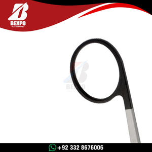 Pinzas de Oreja de Cocodrilo de 70 mm, Acero Inoxidable, Extra Finas, Dentadas, Anguladas hacia Arriba, Acabado Negro, Instrumento Quirúrgico Manual para Otorrinolaringología - Product Image 5