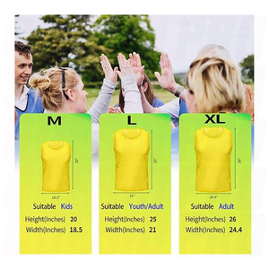 Chalecos Deportivos para Jóvenes con Números, para Entrenamiento de Equipos, Camisetas de Entrenamiento para Baloncesto, Fútbol, Fútbol Americano, Transpirables - Product Image 2