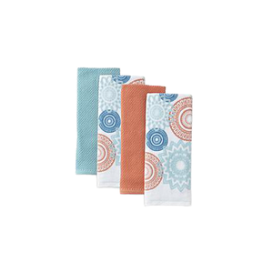 Prix de gros Design personnalisé Serviettes de cuisine 100% coton à usage quotidien avec marque privée personnalisée - Product Image 2