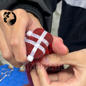 Hali Hair Supply Envío rápido Super alta calidad doble dibujado Remy recto vietnamita Trama humana teñida extensiones de un solo dibujado - Product Image 3