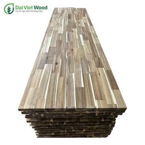 Planches en bois massif à jointures en acacia - Résistantes à l'eau et écologiques - Design de cuisine moderne - Garantie de 5 ans - Product Image 1