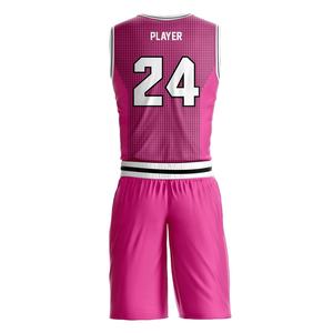 Impresionante diseño personalizado 100% poliéster baloncesto uniforme transpirable ropa deportiva con logotipo impreso para Unisex de talla grande - Product Image 3