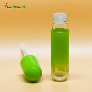Wholesale Empty Cute Lip Gloss Tubes Glossy Lid PET Plastic Bottle Transparent Custom Logo Sambound Model 7172 Surface Printed - Product Image 5