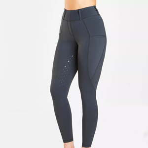 Eco-Friendly Customised Equestrian Leggings Women's Breeches Logo Full <b>Seat</b> Silicone Equestrian Breeches Jodhpur & Breeches - Product Image 1