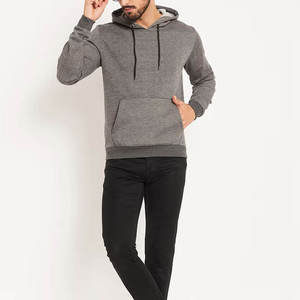 Sudadera con Capucha Casual para Hombre, 100% Algodón, Forro Polar, Color Sólido, Diseño con Bolsillos, Secado Rápido, Transpirable, Ecológica, para Invierno - Product Image 1