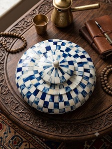 FAIZA CRAFT Nouveaux objets artisanaux indiens personnalisés, boîte à bijoux moderne en os incrusté, organisateur artistique personnalisable, élégant et gravé - Product Image 6