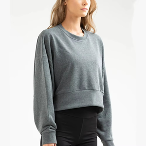 Sudadera con Capucha Corta Y2K Personalizada para Mujer, Sudadera Impermeable de Forro Polar, Sudadera con Capucha 100% Algodón, Corte Ajustado, Tops Deportivos para Fitness - Product Image 3