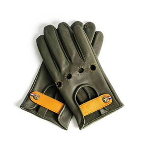 Guantes de Cuero para Conducir en Invierno, Guantes de Motocicleta Acolchados y Gruesos para Protección Cálida de Manos y Brazos - Product Image 1