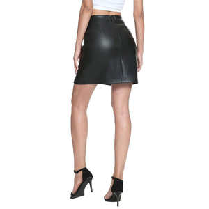 Falda de Cuero para Mujer al por Mayor, Falda de Cuero con Logotipo Personalizado, Falda de Cuero de Talla Grande para Mujer - Product Image 5