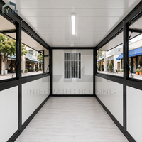 Kiosque Modulaire Préfabriqué Pliable Type Z pour Magasin Conteneurisé – Installation Rapide, Boutique Éphémère, Stand Commercial Portable, Conception Personnalisée