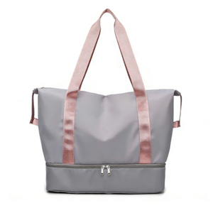 Bolsa de Viaje Impermeable, Simple, con Cierre, de Poliéster, para Deporte, Yoga, Gimnasio, con Correa para el Hombro - Product Image 3