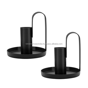 Chandelier classique en métal avec base de bougie et poignée, parfait pour la fête, le mariage et la décoration intérieure, nouvel arrivage - Product Image 5