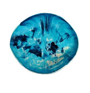 Bol et plat de service en résine polie écologique, best-seller, pour les fêtes, fabriqué en Inde - Product Image 1