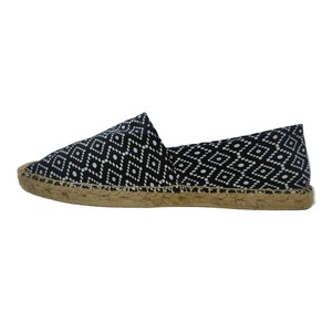 เอสพาดริลล์กราไฟท์สีดำทำด้วยมือพิมพ์ลายอัลบาส์ทนทานสำหรับงานแต่งงานสวมใส่สบายในชีวิตประจำวันปอกระเจาแบบแบนน้ำหนักเบา - Product Image 1