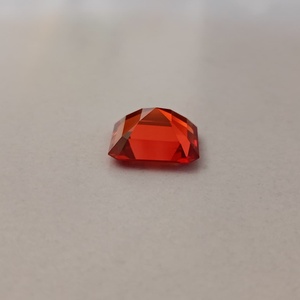 Piedra Preciosa Sintética de Rubí Creado en Laboratorio, Corte Esmeralda, Rojo Intenso, Claridad Brillante, Calidad Premium, para Fabricación de Joyería, Directo de Fábrica OEM - Product Image 2