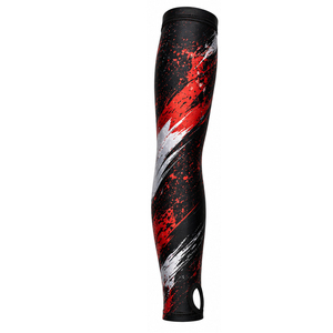 Manchons de compression sportifs pour hommes, personnalisables, pour la course, le cyclisme, le fitness et l'entraînement, respirants, flexibles, extensibles, de soutien et de protection - Product Image 5