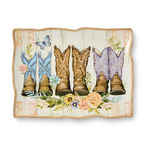 Plateau de service rectangulaire en bois, de qualité supérieure, écologique, fait main, durable, design classique poli, plateau décoratif pour - Product Image 1