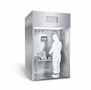 Nouvelle station de travail industrielle en acier inoxydable, poste de travail sans poussière, équipement de nettoyage de laboratoire - Product Image 2