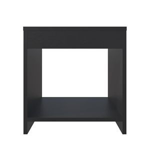 Black <b>Open</b> <b>Storage</b> Nightstand - Product Image 4