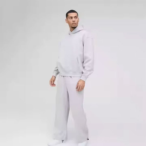 Ensemble de survêtement en coton imprimé à capuche pour hommes, personnalisable avec logo, qualité OEM supérieure, idéal pour l'hiver - Product Image 4