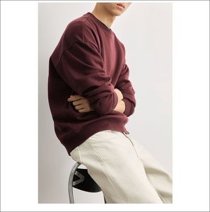 Sudadera de Forro Polar Oversize para Hombre, 100% Algodón de Alto Gramaje, Estilo Urbano, con Bordado Personalizado, Venta al por Mayor OEM, Invierno - Product Image 2