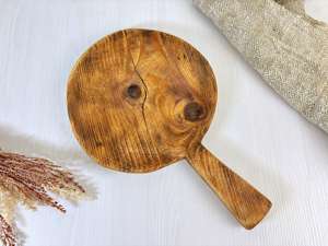 Planche à découper en chêne extra large de qualité supérieure avec poignée, en bois massif naturel, pour la cuisine, la restauration et la maison - Product Image 2