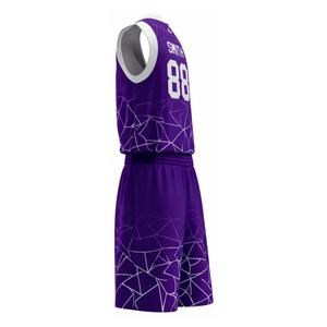 Uniforme de Baloncesto Personalizado Unisex, Sublimado, 100% Poliéster, Antibacterial, Sin Mangas, con Logotipo Frontal del Equipo - Product Image 5