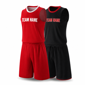 Good Quality Customized Logo Summer Basketball Quick Drying Moisture-Wicking Sports Fashion Sleeveless Unisex Reversible Jersey - Product Image 1