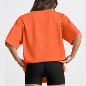 Camisetas Extra Grandes para Mujer, Fabricación Profesional, Color Sólido, Ropa Urbana, Ecológica, Informal, Suave, 100% Algodón, Tela de Lona - Product Image 6