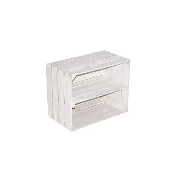 Caixas de armazenamento caixas de Caixas De Madeira de frutas maçã casa decorativo branco Da organização da Cozinha