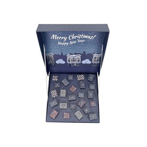 Christmas Chocolate Gift <b>Box</b> Luxury Rigid Paper <b>Box</b> With Divider Tray For Candy <b>Cookie</b> Holiday Xmas Gift Packaging Custom Logo P - Product Image 5