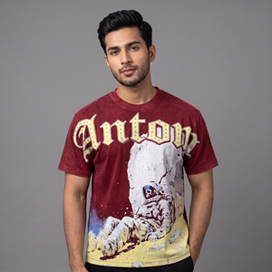 Manufacturer OEM High Quality 170 GSM 100% <b>Polyester</b> Vintage Gym Wear Loose Men's <b>Tshirt</b> Custom Logo Hot Sell Low MOQ Knitted - Product Image 6