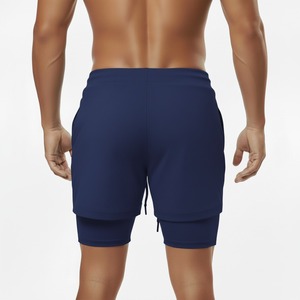 Pantalones Cortos Deportivos Transpirables de Secado Rápido para Hombre, de Alta Elasticidad y Doble Capa, para Verano, Gimnasio y Actividades al Aire Libre - Product Image 2