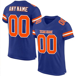 Camiseta de Fútbol Americano Sublimada Personalizada al por Mayor, Camiseta de Fútbol Americano de Entrenamiento Universitario Juvenil de Talla Grande - Product Image 1