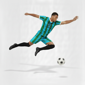 Uniforme de Fútbol Personalizable al por Mayor, Apliques Transpirables de Manga Corta, 100% Poliéster, Paquete Completo, Ropa Deportiva con Nombre del Equipo - Product Image 2