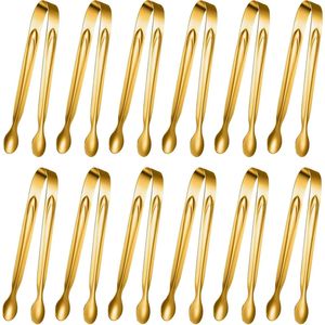 Set di 12 Mini Pinze in Acciaio Inox, Piccole Pinze per Servire Zucchero, per Taglieri, Antipasti, Dessert, Servizio Cibo, Feste - Product Image 1