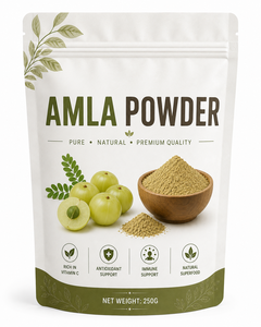 Suministro OEM: Polvo de Raíz de Amla 100% Puro y Natural, Grado Cosmético, Polvo de Grosella India para el Cabello, Disponible en Envases de 250 g - Product Image 1