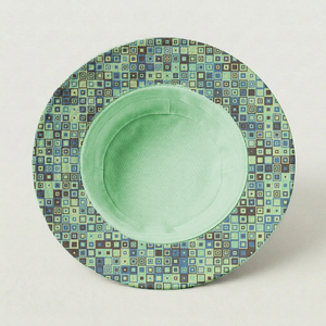 Casquette de soleil streetwear unisexe avec logo personnalisé, motif géométrique imprimé par sublimation, vente en gros, 100% polyester, design mosaïque, chapeau bob - Product Image 4