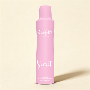 Spray corporel Secret de Londres Confetti 250ml, déodorant pour femmes - Product Image 1