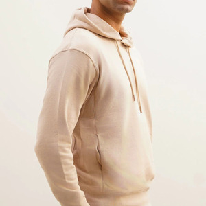 Sudadera con capucha de media cremallera de terciopelo 100% algodón personalizable para hombre, con diseño de bloques de color, ecológica, impermeable, de peso pesado, para invierno - Product Image 5