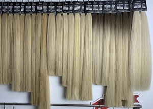 Extensions de cheveux vierges vietnamiennes 24 pouces 100g en vrac naturel droit pas d'enchevêtrement cuticules alignées Double dessiné couleur blanchie - Product Image 3