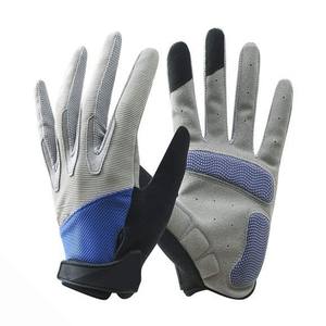 Gants de vélo de haute qualité personnalisables pour le VTT, le DH et la route, avec rembourrage en gel, en polyester, pour l'été, unisexes - Product Image 1